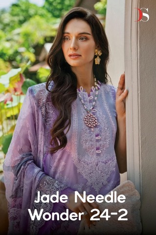 DEEPSY SUITS JADE NEEDLE WONDER 24-2 PAKISTANI SUITS