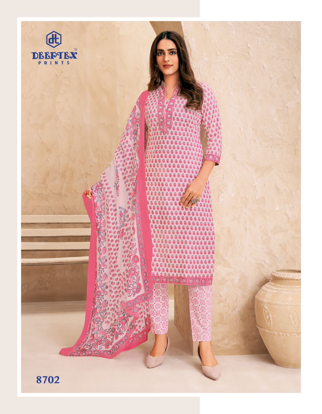 DEEPTEX PRINTS MISS INDIA VOL 87 COTTON PRINTED SUIT