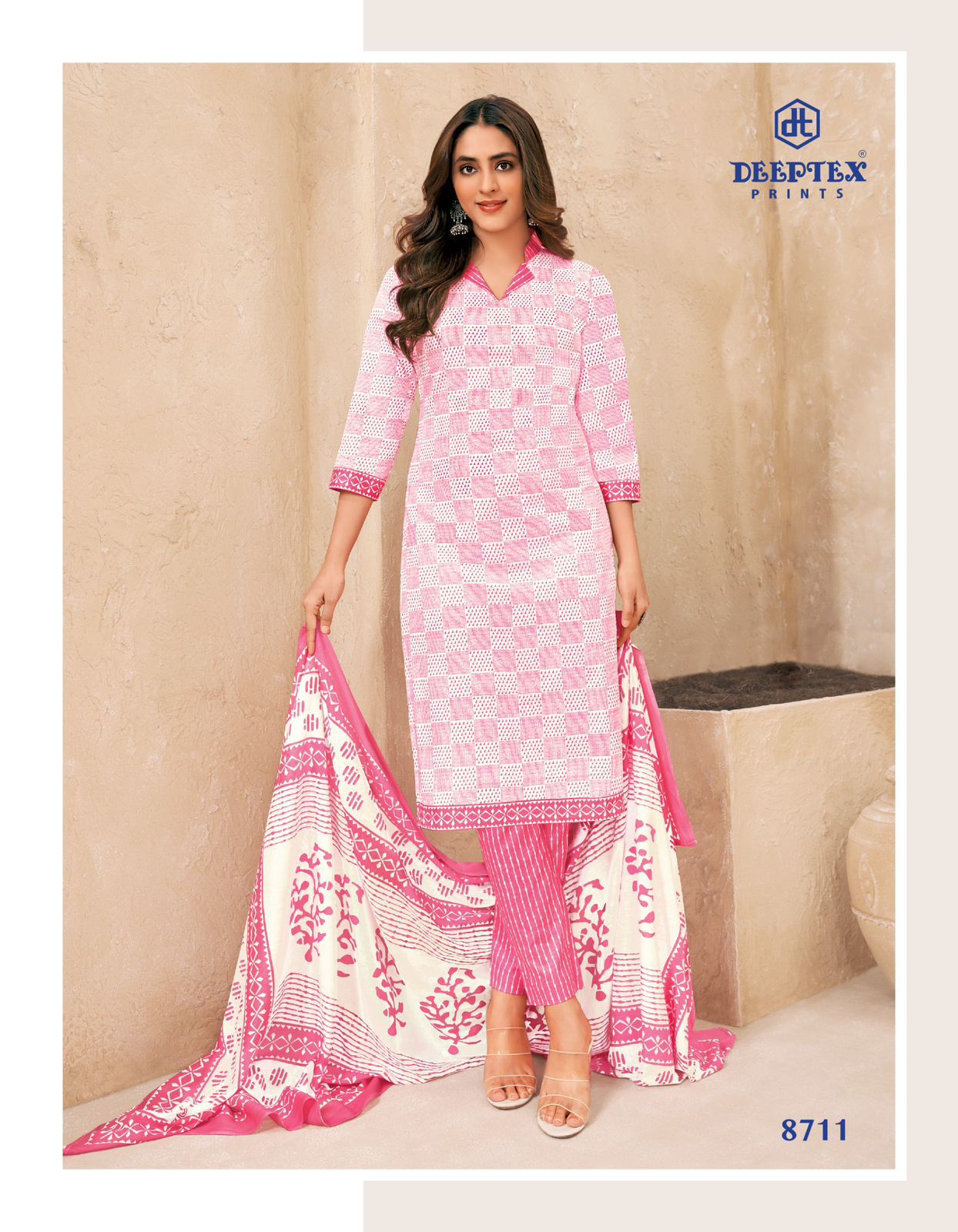 DEEPTEX PRINTS MISS INDIA VOL 87 COTTON PRINTED SUIT