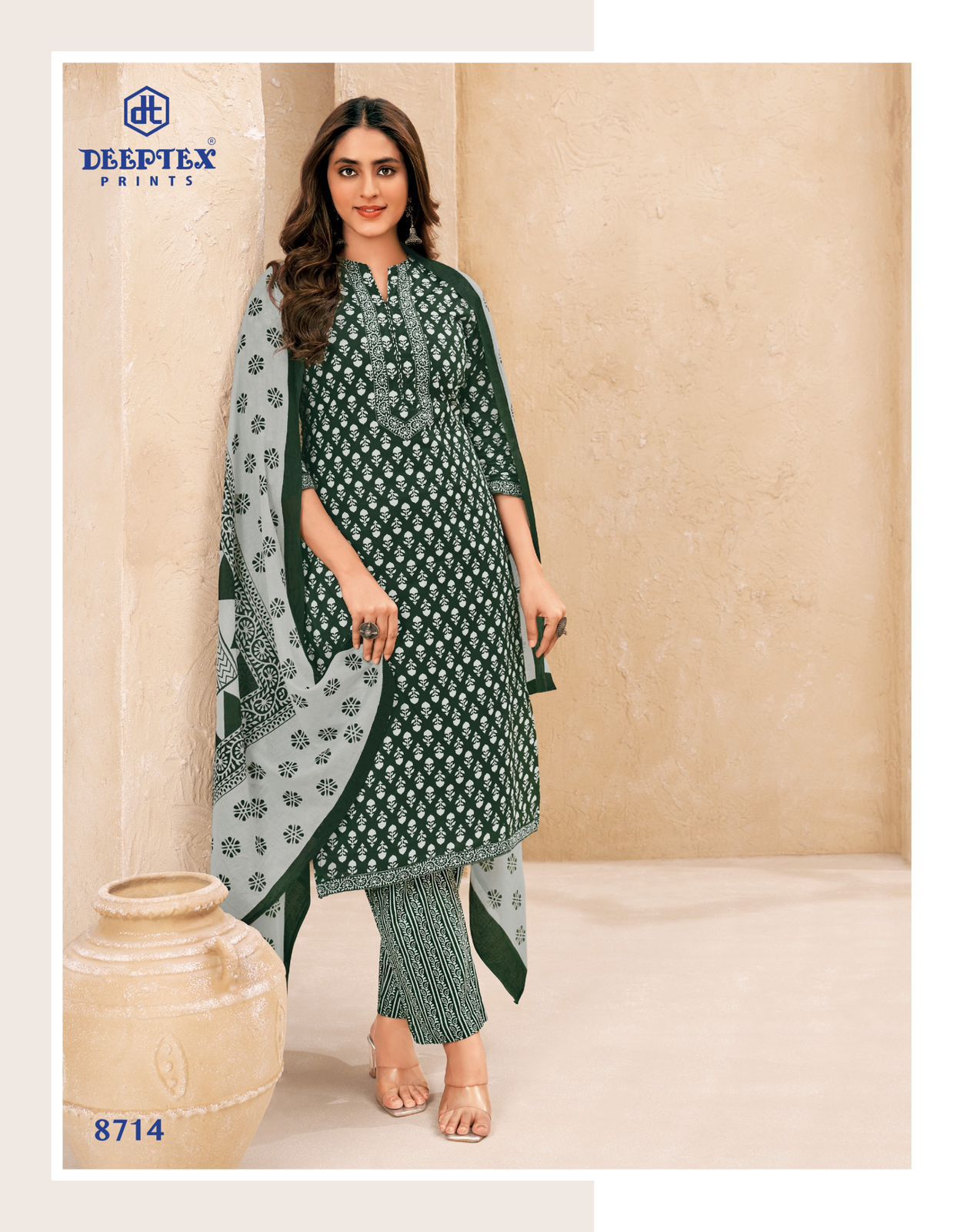 DEEPTEX PRINTS MISS INDIA VOL 87 COTTON PRINTED SUIT