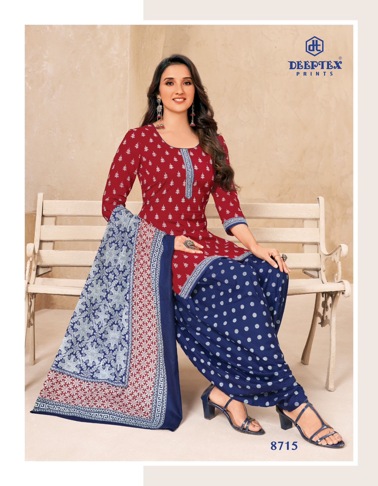 DEEPTEX PRINTS MISS INDIA VOL 87 COTTON PRINTED SUIT