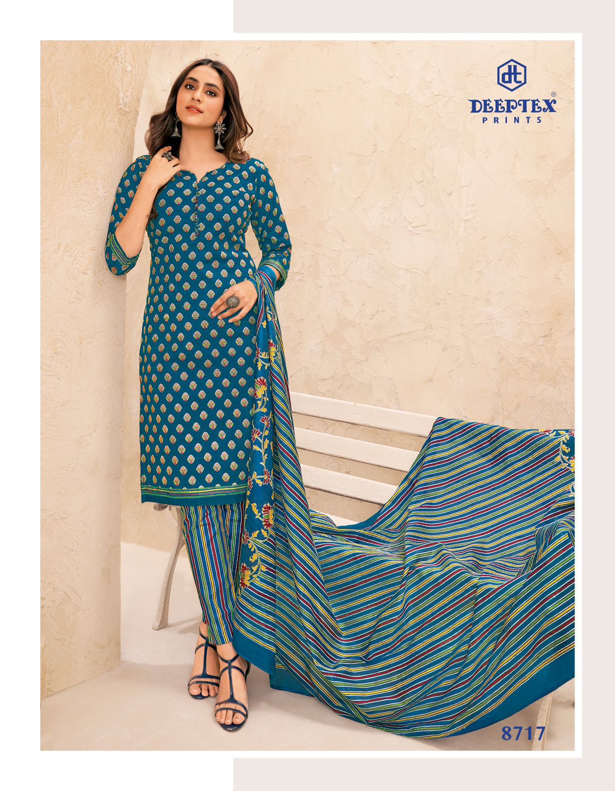 DEEPTEX PRINTS MISS INDIA VOL 87 COTTON PRINTED SUIT