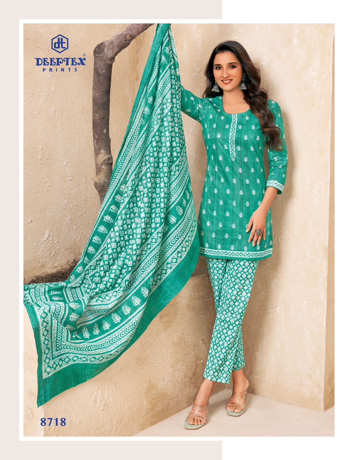 DEEPTEX PRINTS MISS INDIA VOL 87 COTTON PRINTED SUIT