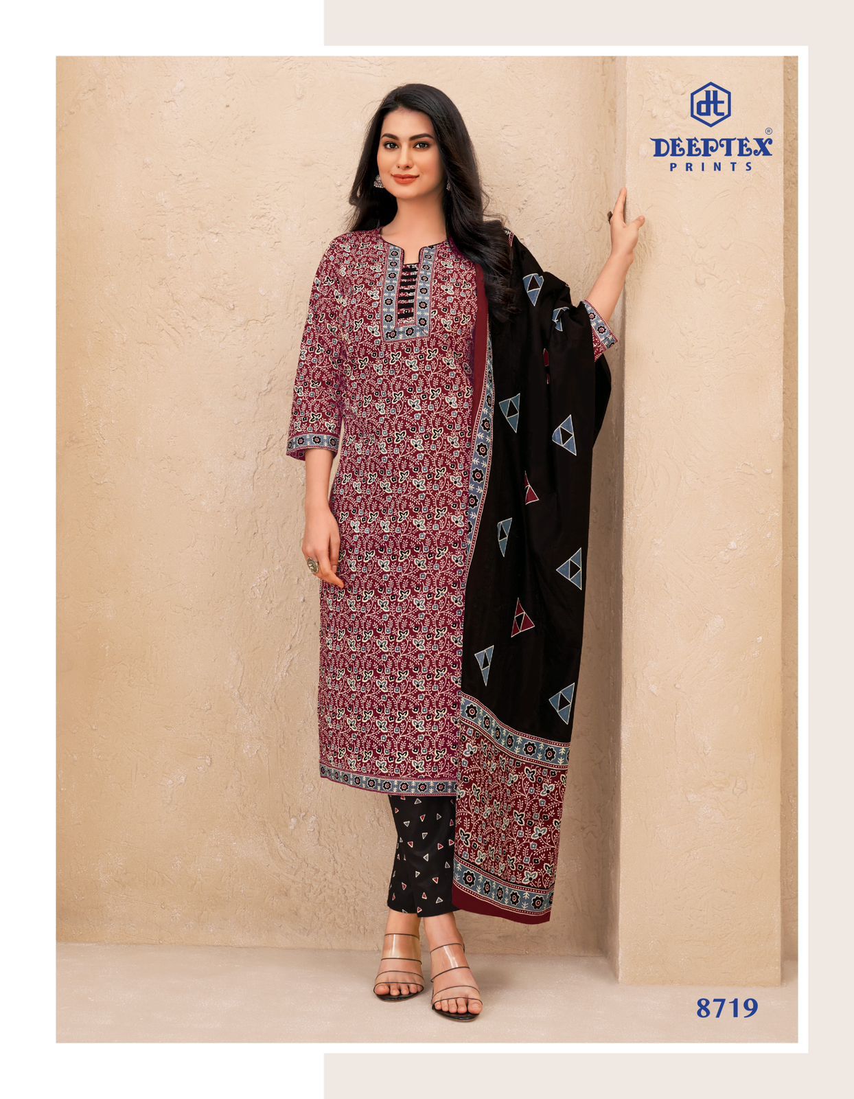 DEEPTEX PRINTS MISS INDIA VOL 87 COTTON PRINTED SUIT