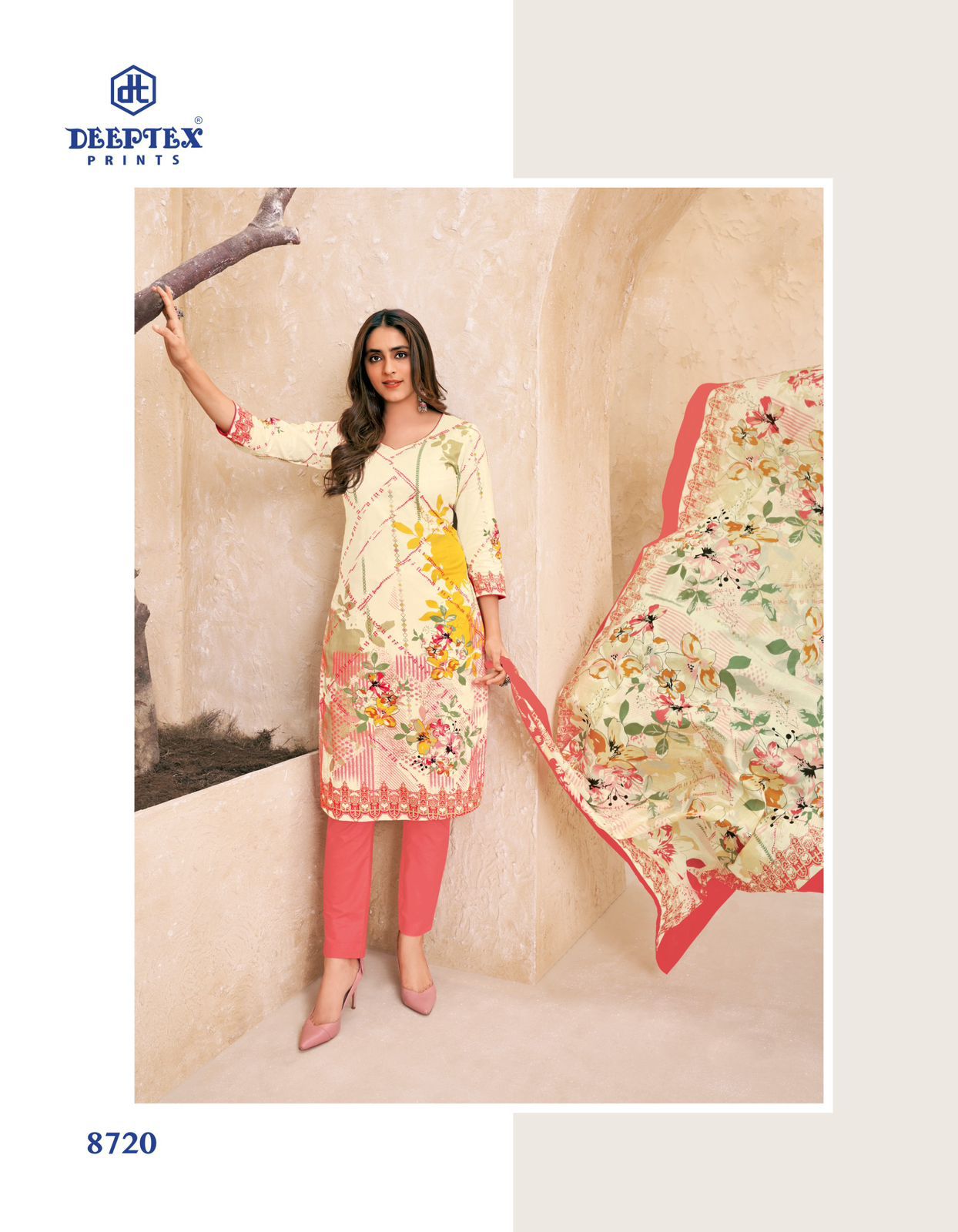 DEEPTEX PRINTS MISS INDIA VOL 87 COTTON PRINTED SUIT