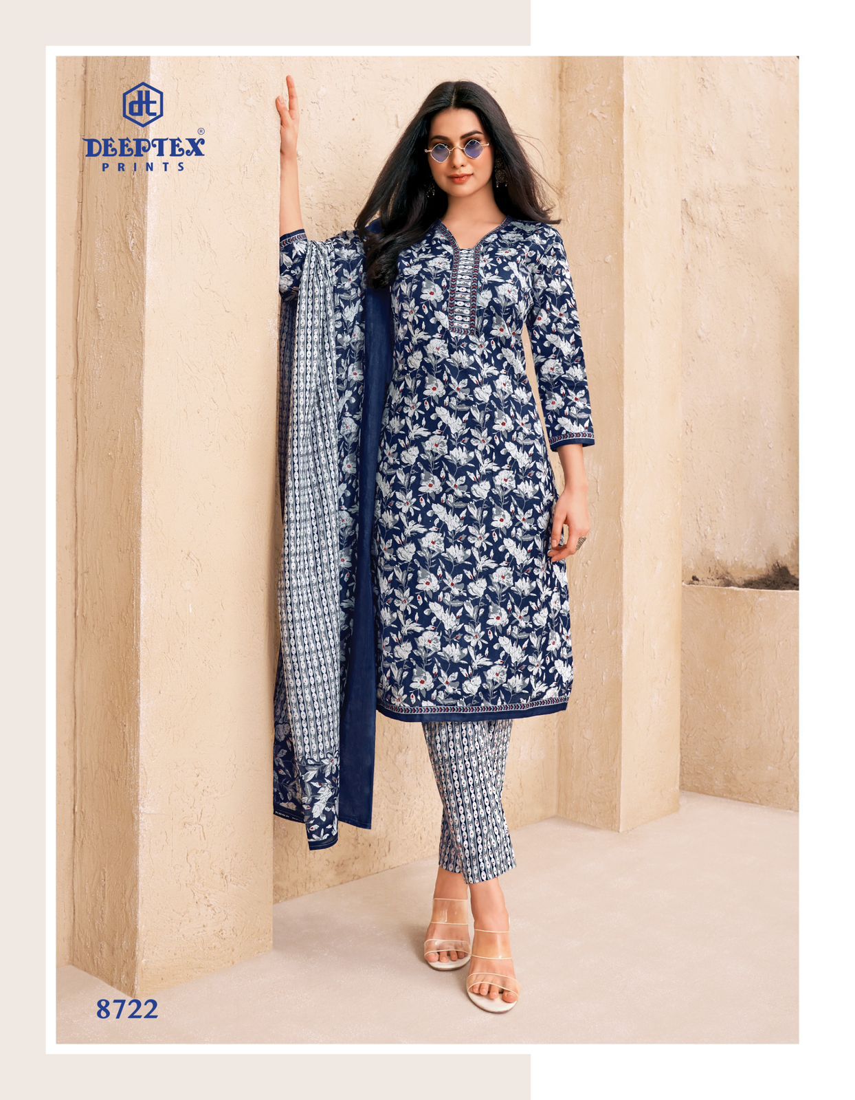 DEEPTEX PRINTS MISS INDIA VOL 87 COTTON PRINTED SUIT