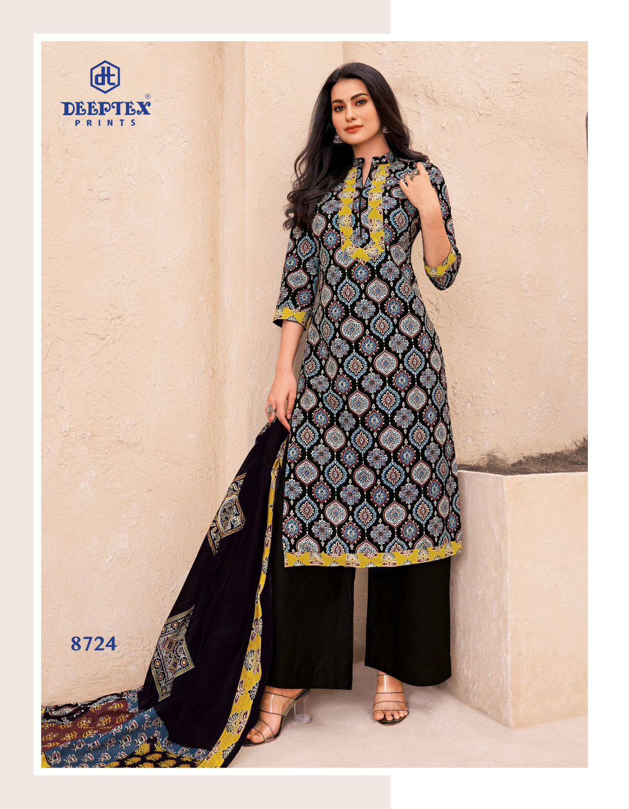 DEEPTEX PRINTS MISS INDIA VOL 87 COTTON PRINTED SUIT