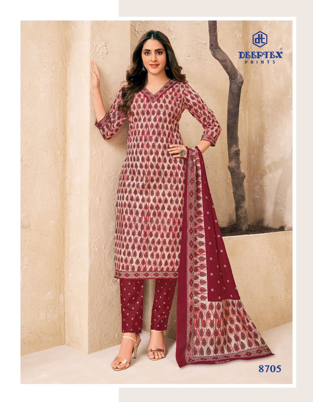 DEEPTEX PRINTS MISS INDIA VOL 87 COTTON PRINTED SUIT