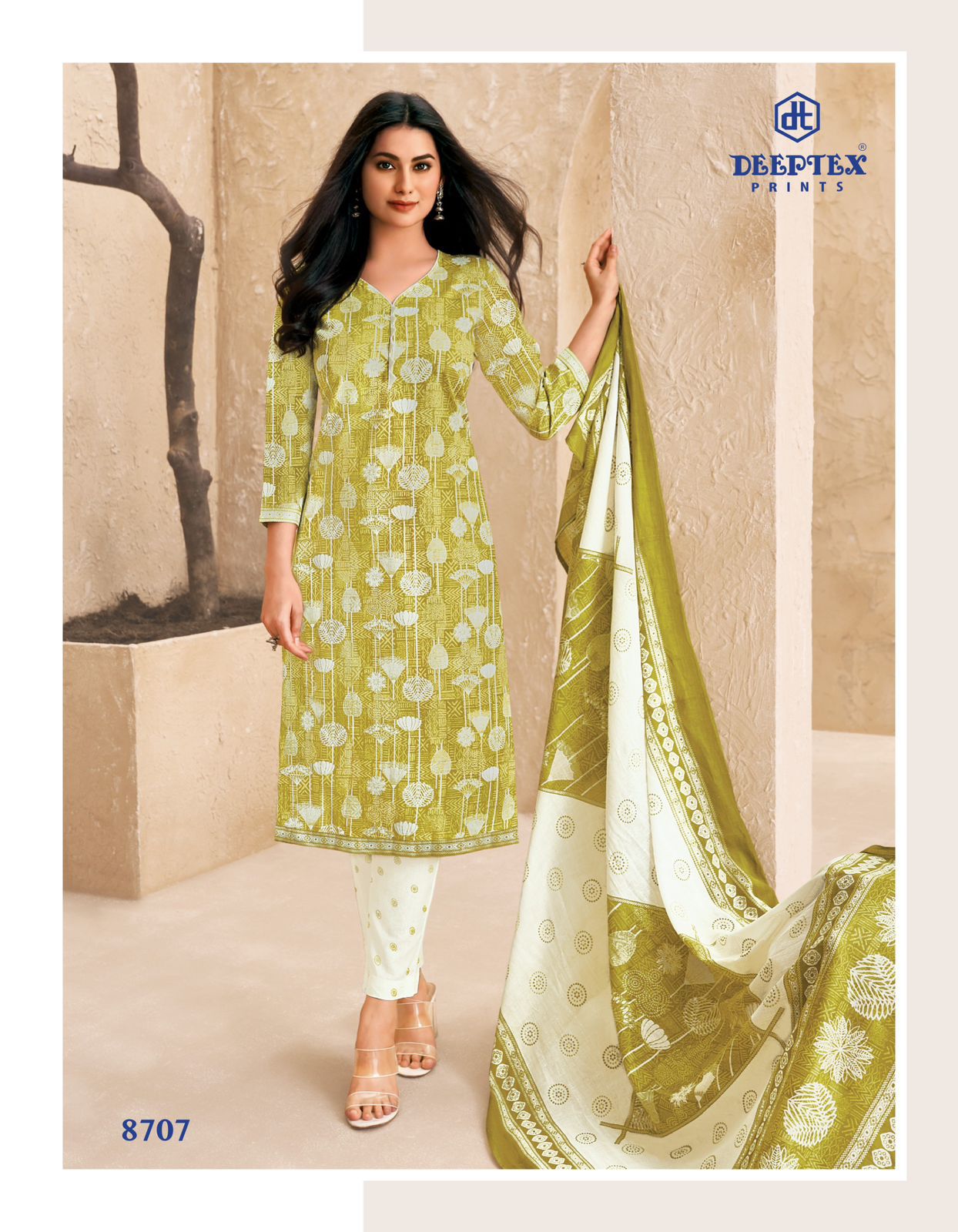 DEEPTEX PRINTS MISS INDIA VOL 87 COTTON PRINTED SUIT