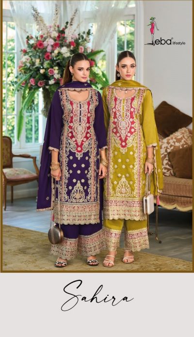 EBA LIFESTYLE SAHIRA READYMADE EMBROIDERED SUITS