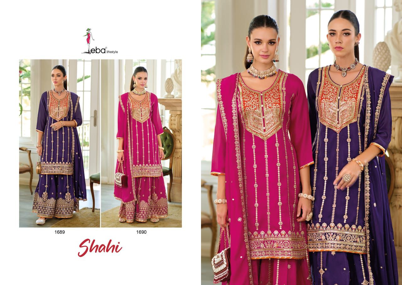 EBA LIFESTYLE SHAHI DESIGNER READYMADE SUITS