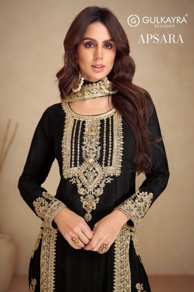 GULKAYRA DESIGNER APSARA DESIGNER CHINNON SUITS