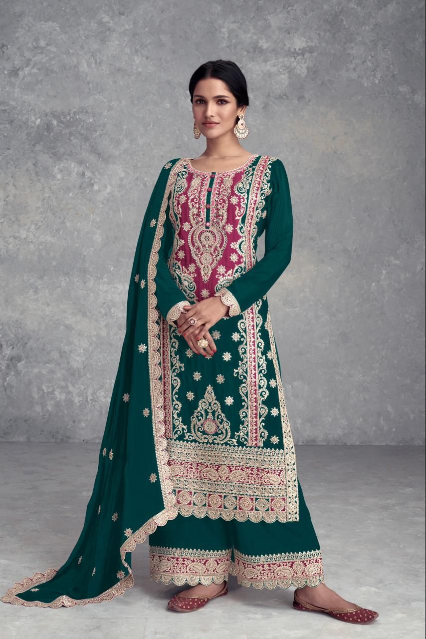 GULKAYRA DESIGNER SAYRA READYMADE CHINNON SUITS