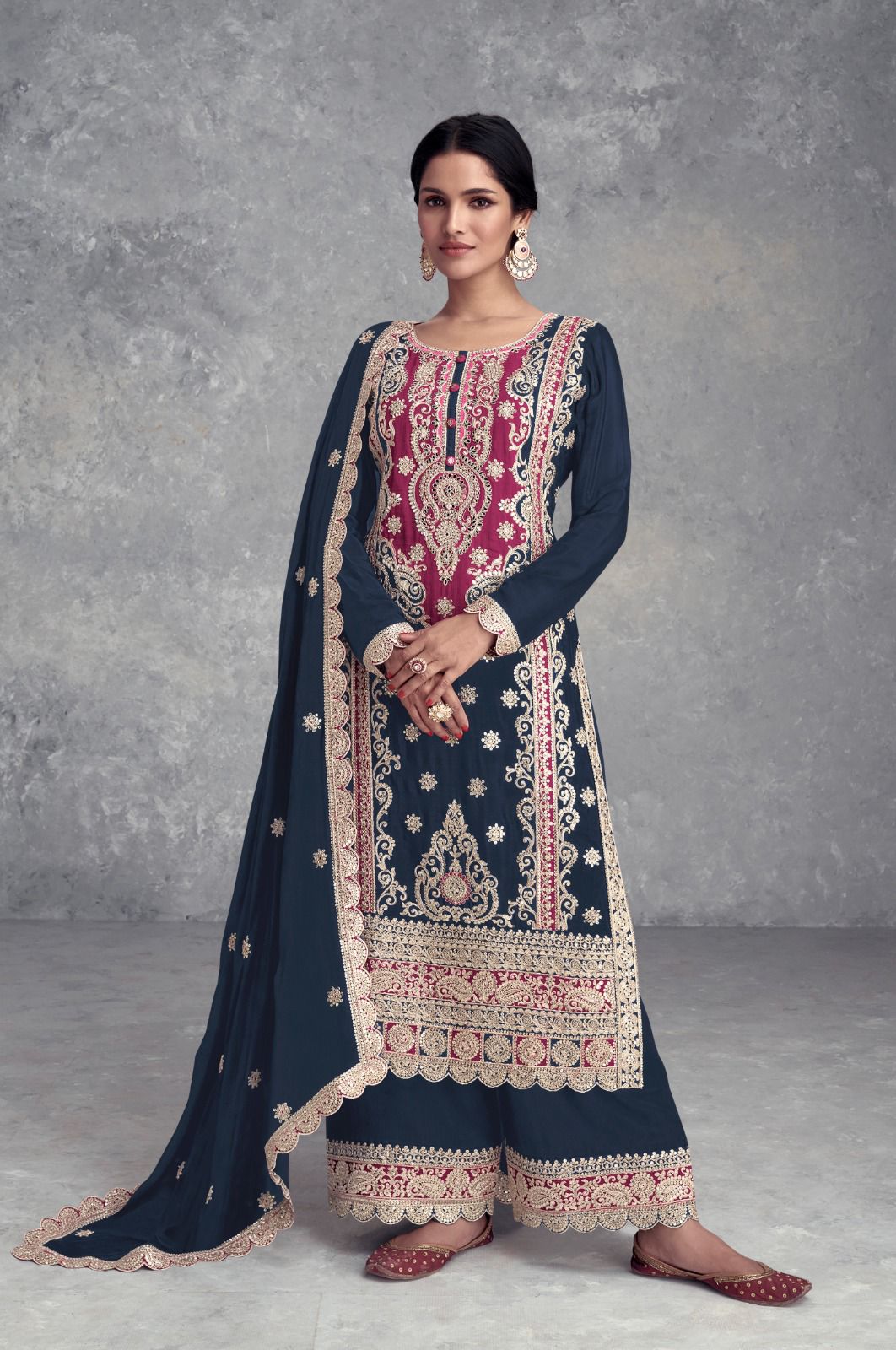 GULKAYRA DESIGNER SAYRA READYMADE CHINNON SUITS