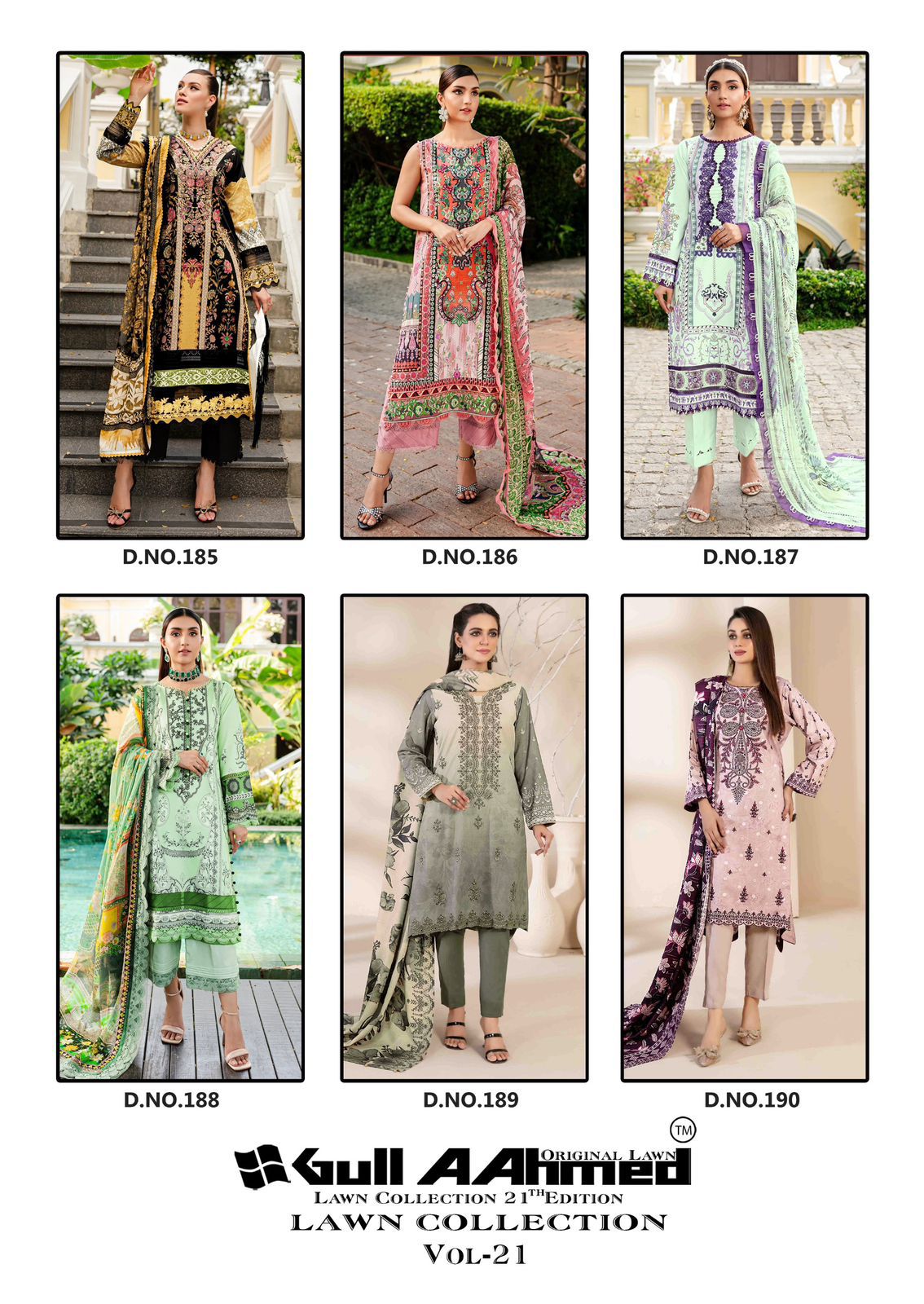 GULL AAHMED VOL 21 LAWN COLLECTION