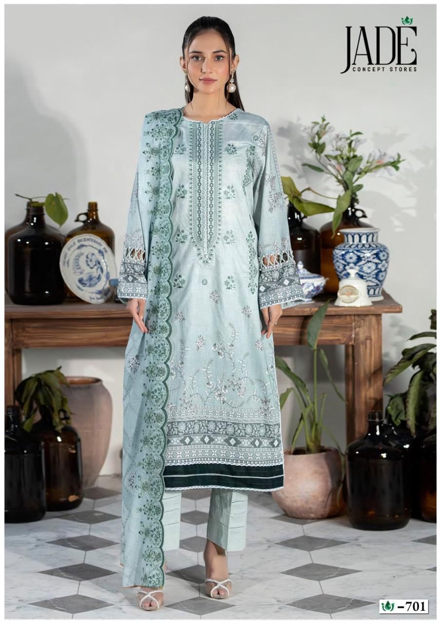 JADE CRIMSON VOL 7 KARACHI LAWN SUITS