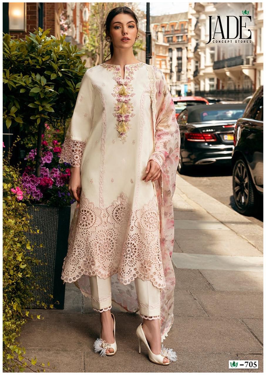 JADE CRIMSON VOL 7 KARACHI LAWN SUITS