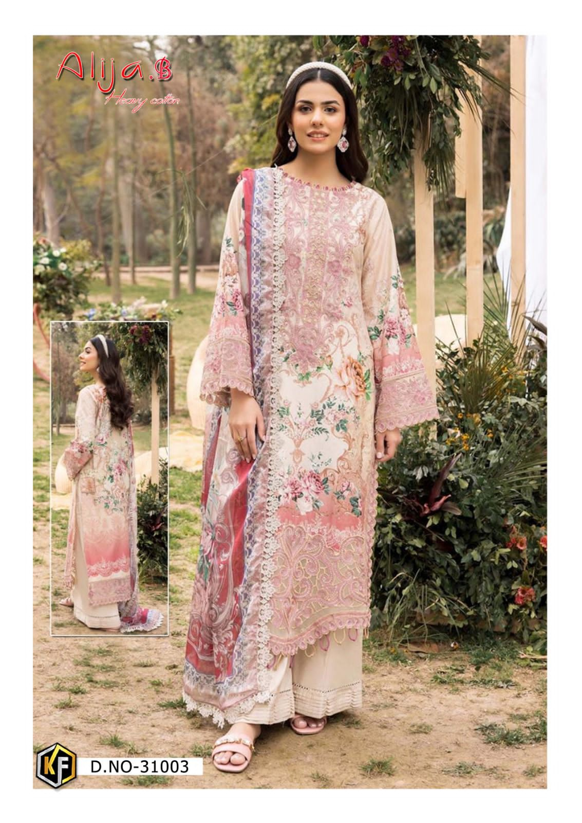 KEVAL FAB ALIJA B VOL 31 LAWN KARACHI SUITS