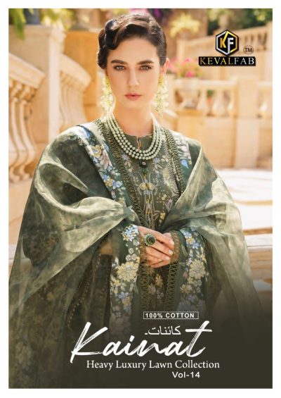 KEVAL FAB KAINAT VOL 14 LUXURY LAWN COLLECTION