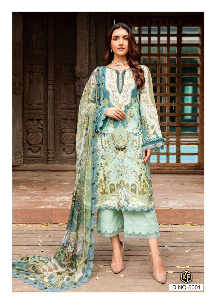 KEVAL FAB RANGREZ VOL 6 LAWN KARACHI SUITS