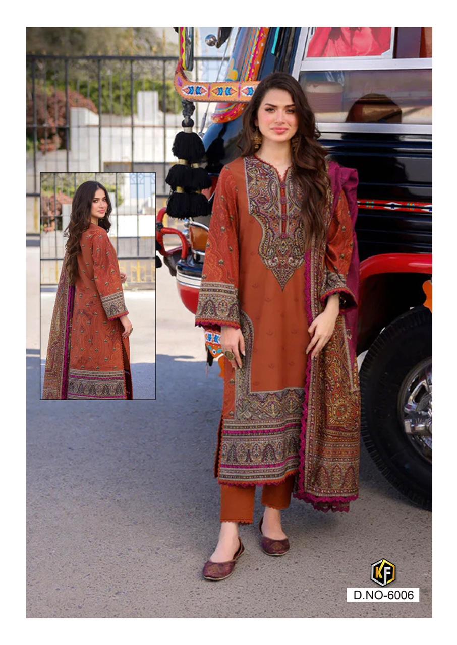 KEVAL FAB RANGREZ VOL 6 LAWN KARACHI SUITS