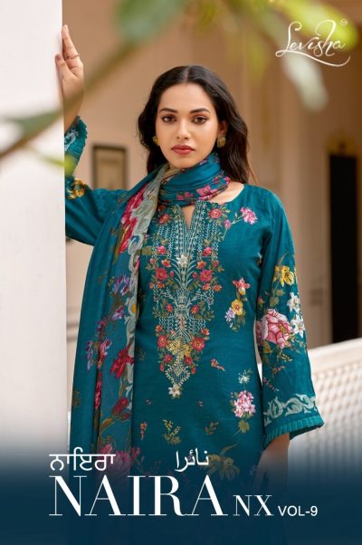 LEVISHA NAIRA VOL 9 NX CAMBRIC COTTON SUITS