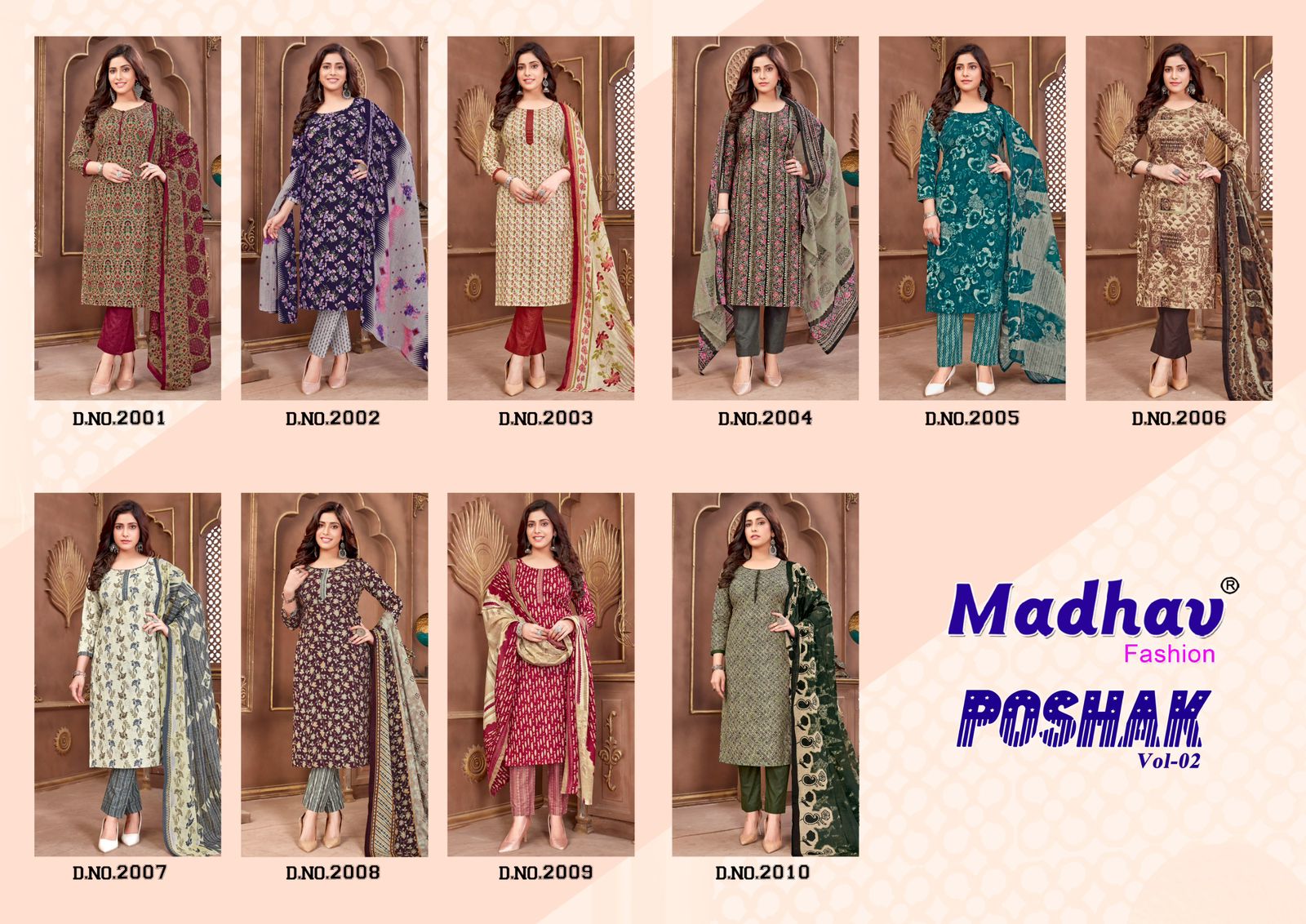 MADHAV FASHION POSHAK VOL 2 COTTON DRESS MATERIAL