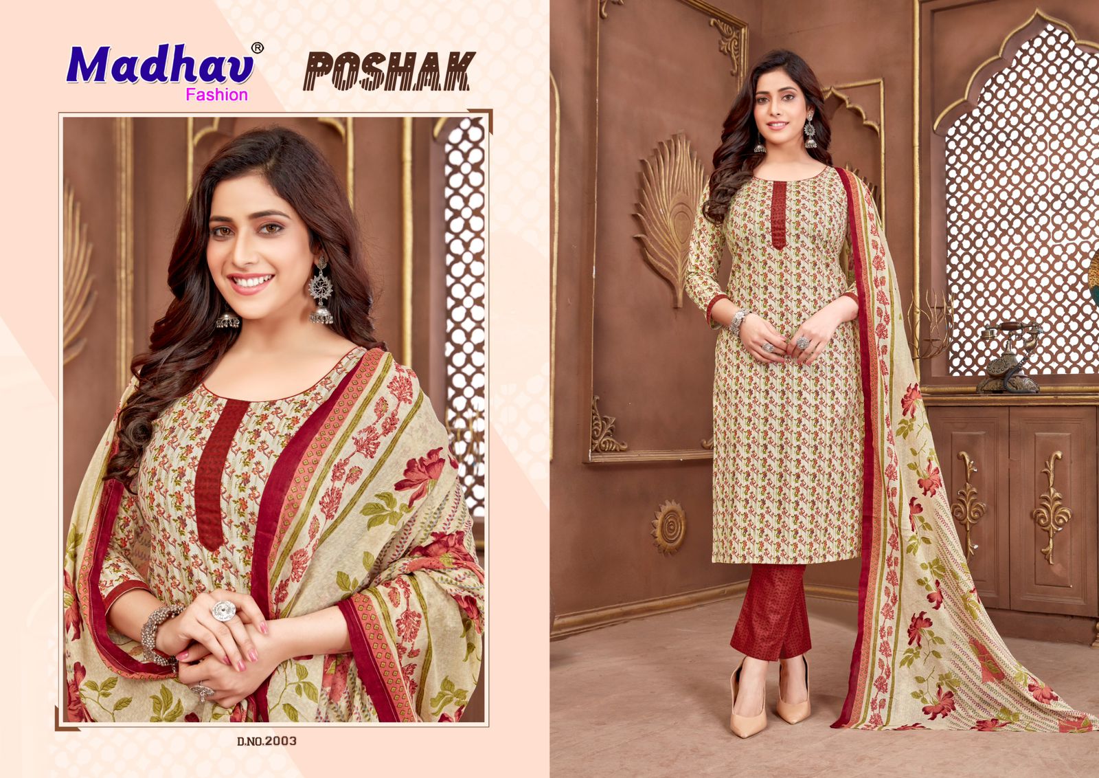 MADHAV FASHION POSHAK VOL 2 COTTON DRESS MATERIAL