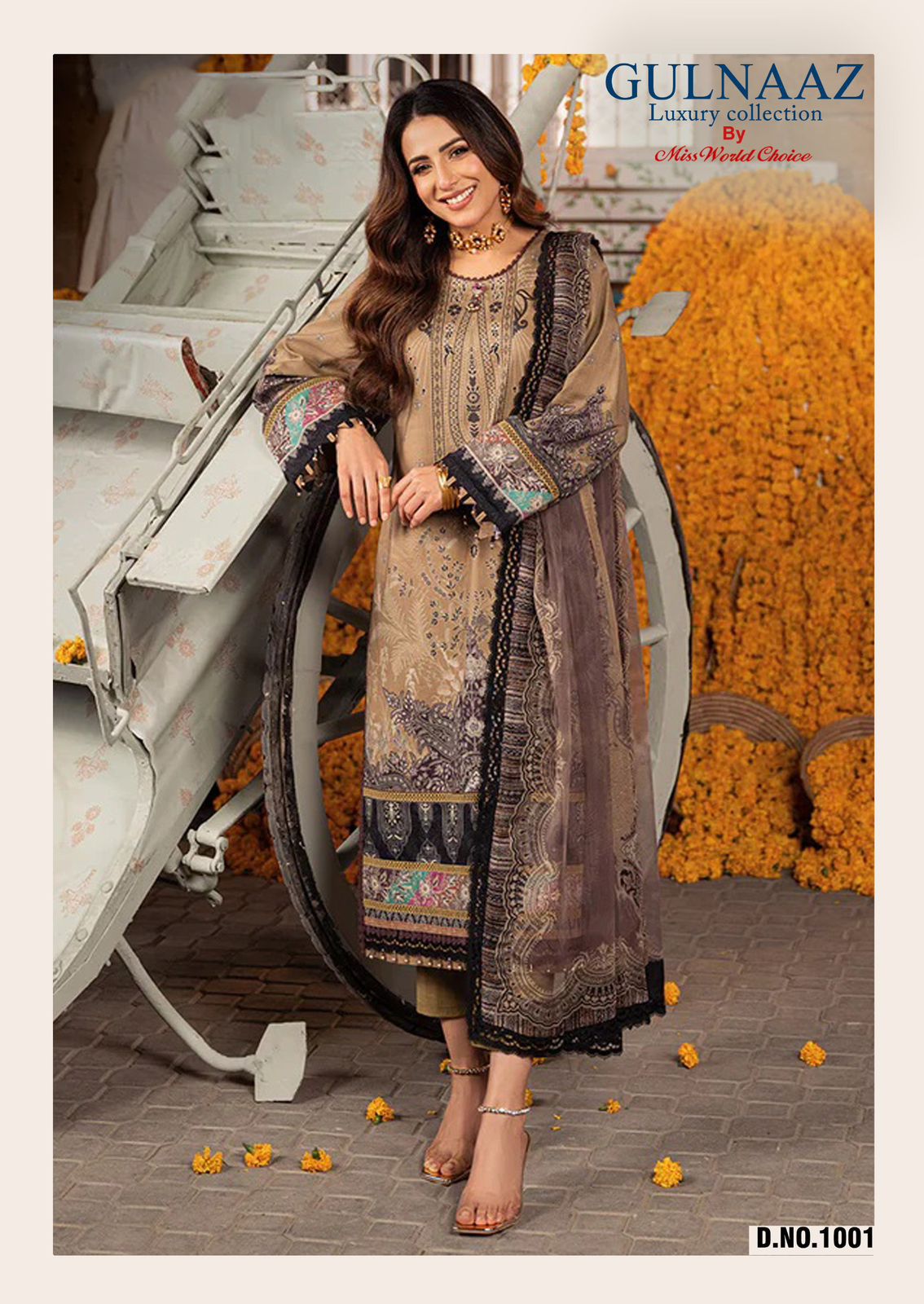 MISS WORLD GULNAAZ VOL 1 LAWN SUITS