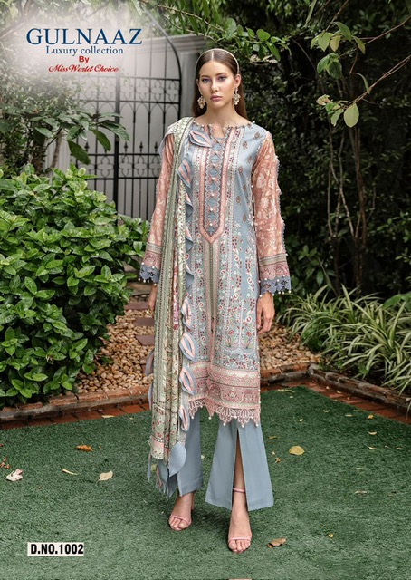 MISS WORLD GULNAAZ VOL 1 LAWN SUITS