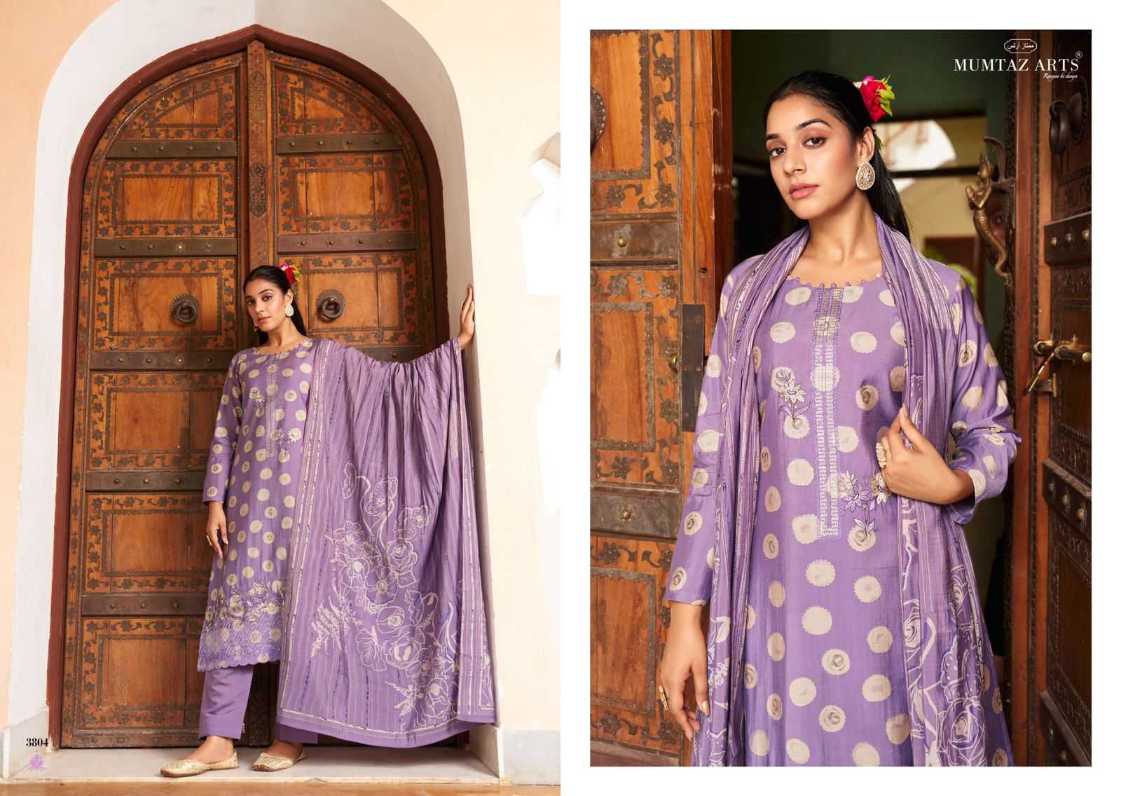 MUMTAZ ARTS JASMINE PURE MUSLIN SUITS