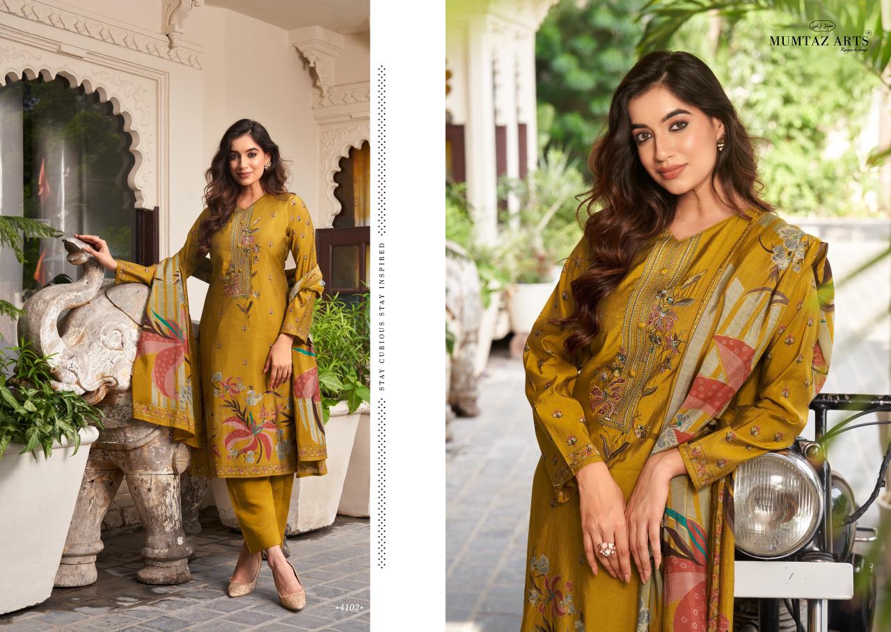 MUMTAZ ARTS MANNAT PURE MUSLIN SUITS SUPPLIER