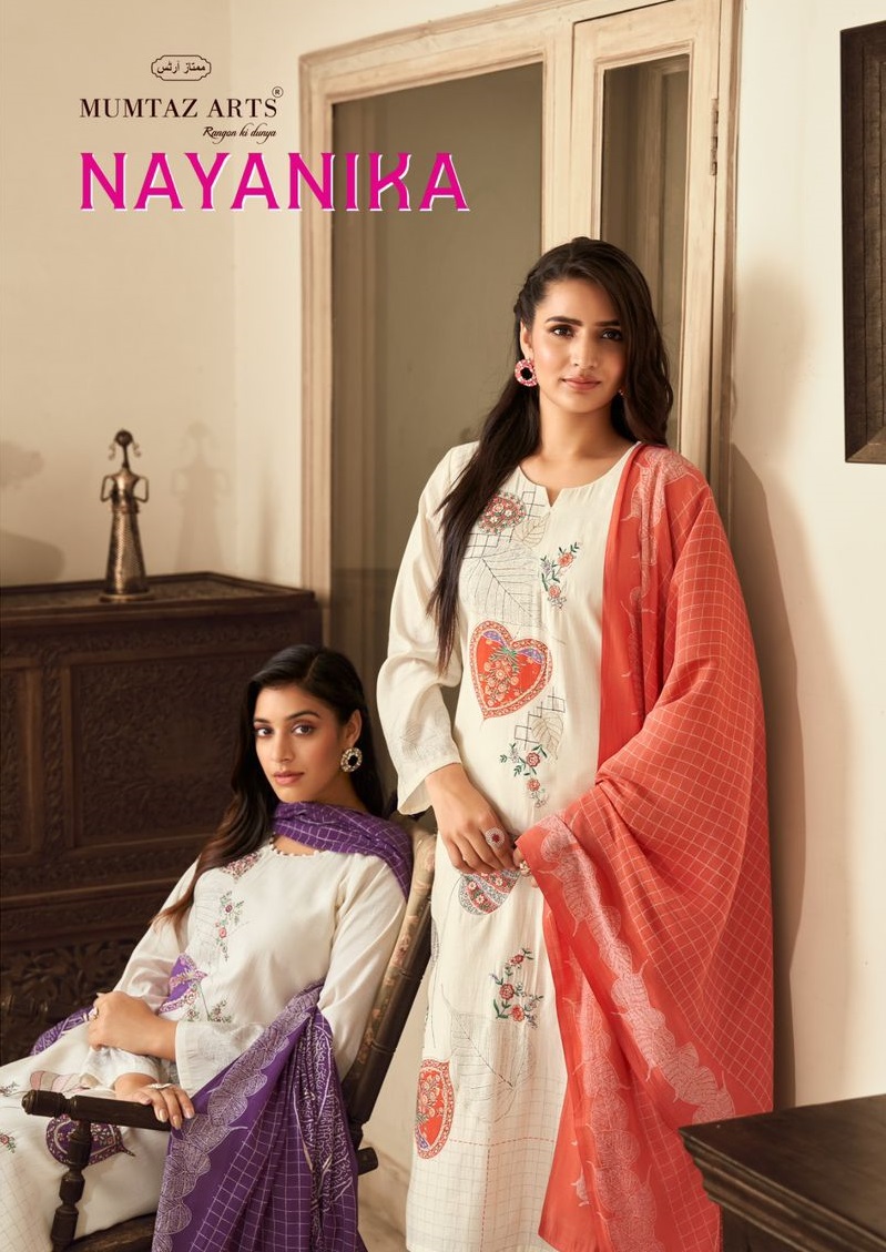 MUMTAZ ARTS NAYANIKA PURE MUSLIN SUITS