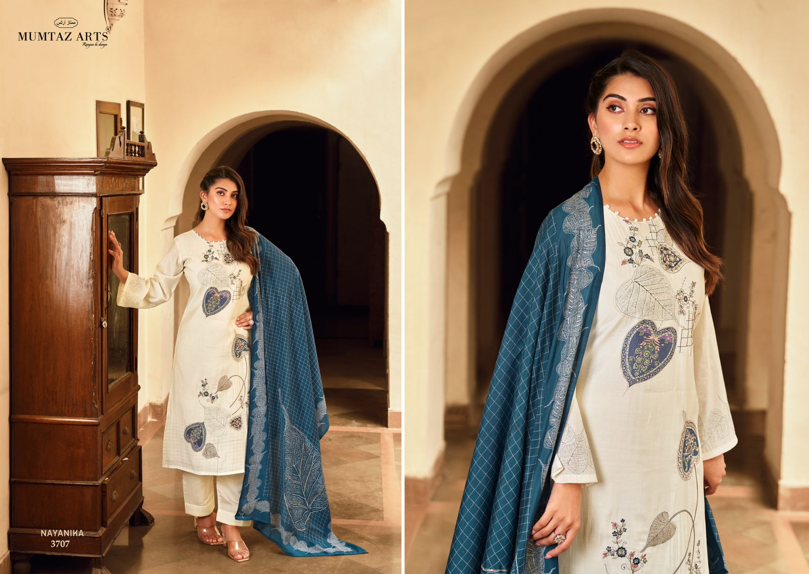 MUMTAZ ARTS NAYANIKA PURE MUSLIN SUITS