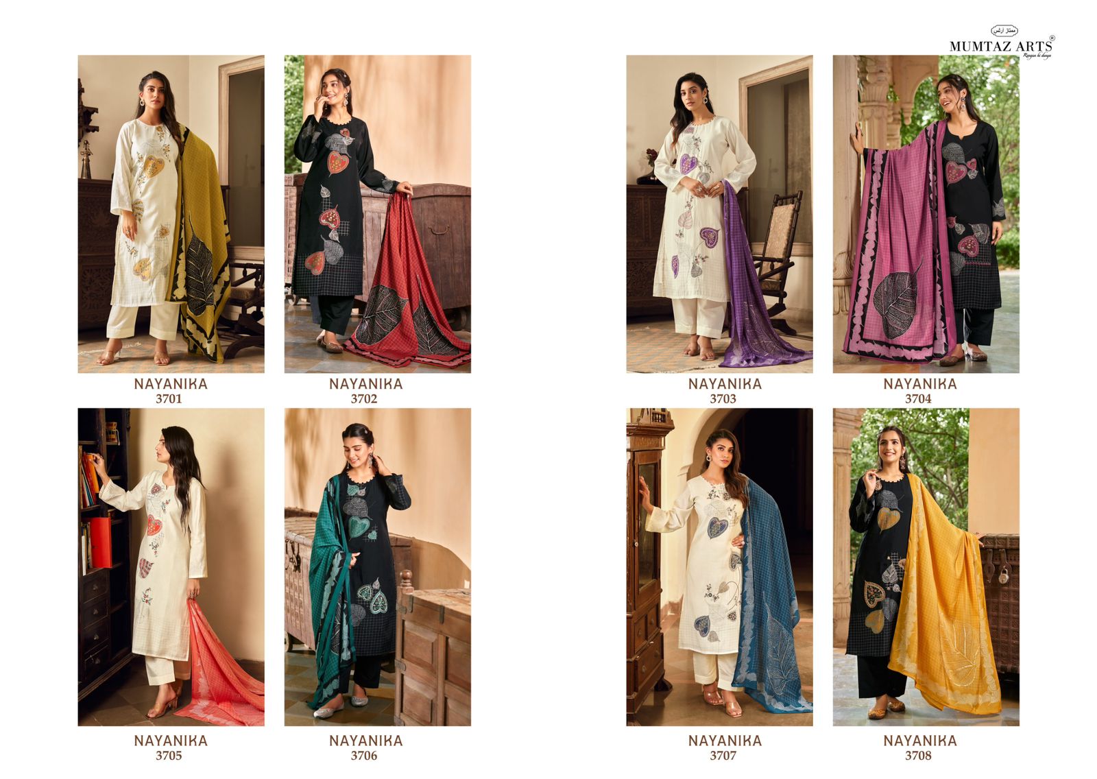 MUMTAZ ARTS NAYANIKA PURE MUSLIN SUITS