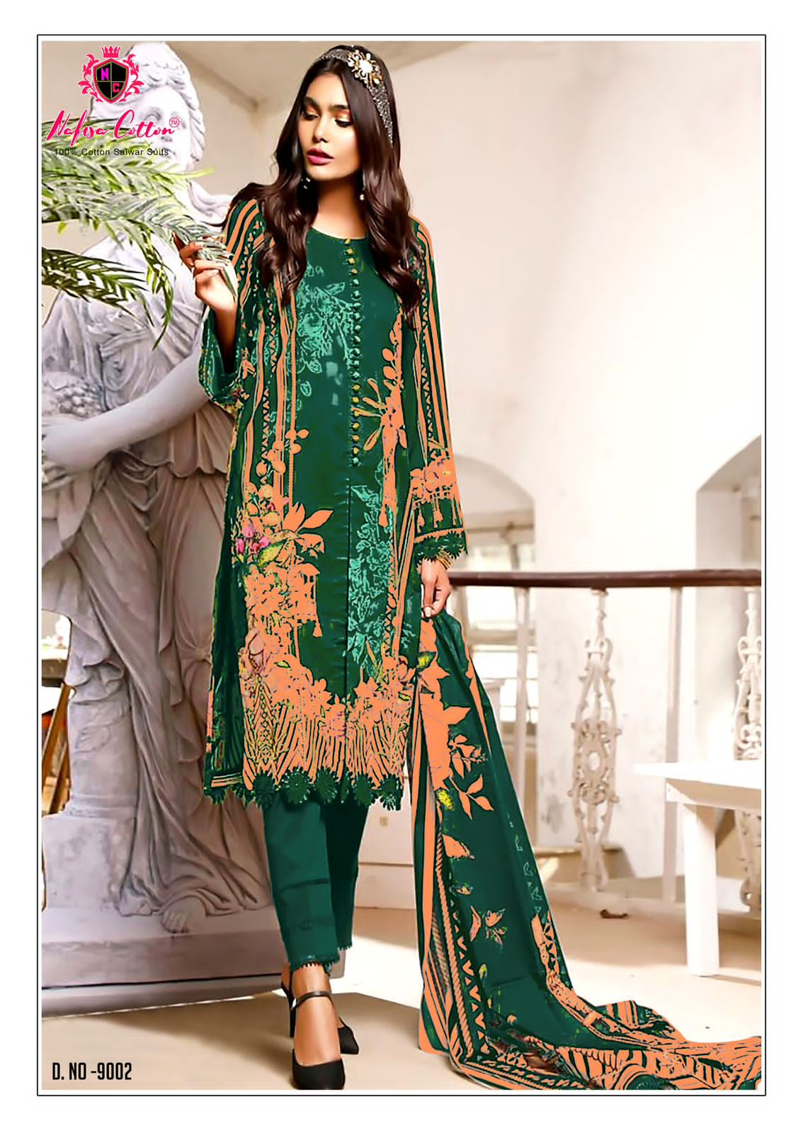 NAFISA COTTON SAFINA VOL 9 KARACHI SUITS