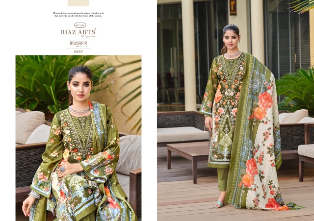 RIAZ ARTS MUSAFIR VOL 11 PURE LAWN SUITS