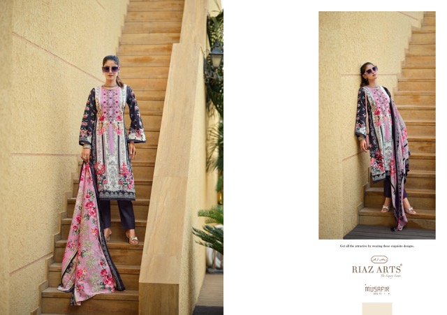 RIAZ ARTS MUSAFIR VOL 11 PURE LAWN SUITS