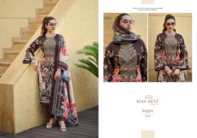 RIAZ ARTS MUSAFIR VOL 11 PURE LAWN SUITS