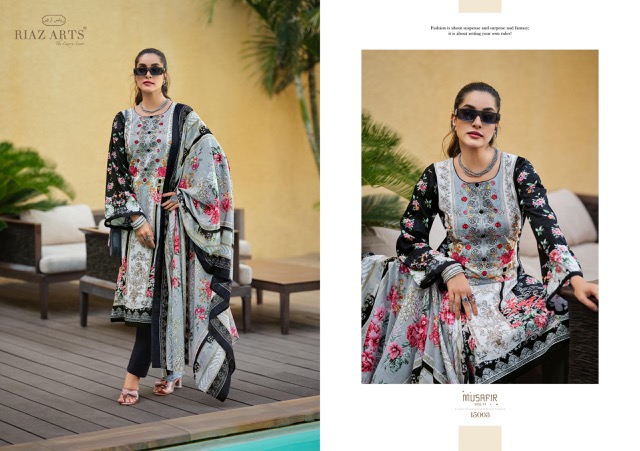 RIAZ ARTS MUSAFIR VOL 11 PURE LAWN SUITS