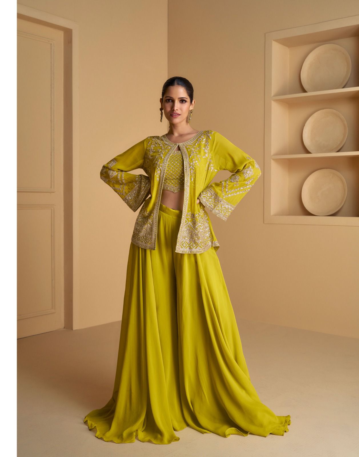 SAYURI DESIGNER AARVI PARTY WEAR GEORGETTE SUITS