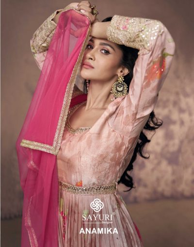 SAYURI DESIGNER ANAMIKA DESIGNER GEORGETTE SUITS