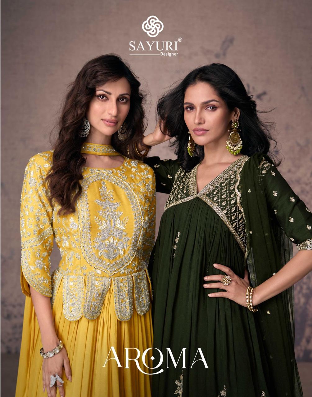 SAYURI DESIGNER AROMA CHINNON READYMADE SUITS