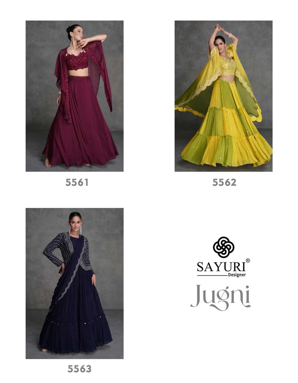 SAYURI DESIGNER JUGNI ORGANZA READYMADE SUITS