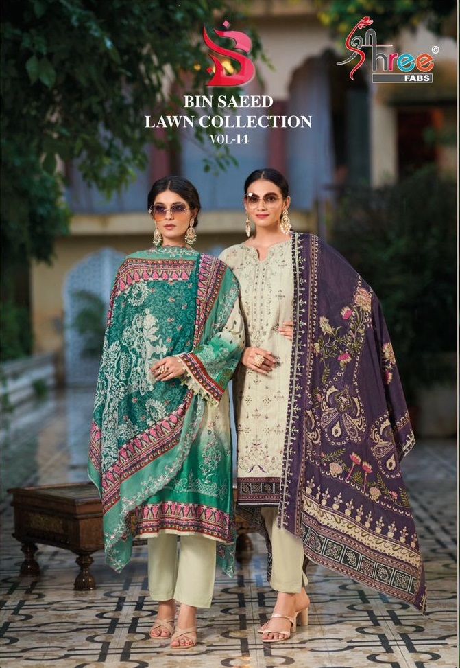 SHREE FABS BIN SAEED VOL 14 LAWN COLLECTION