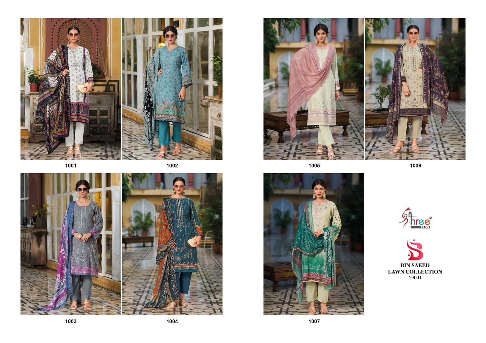 SHREE FABS BIN SAEED VOL 14 LAWN COLLECTION