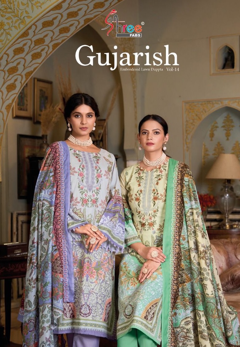 SHREE FABS GUJARISH VOL 14 PAKISTANI SUITS WHOLESALER