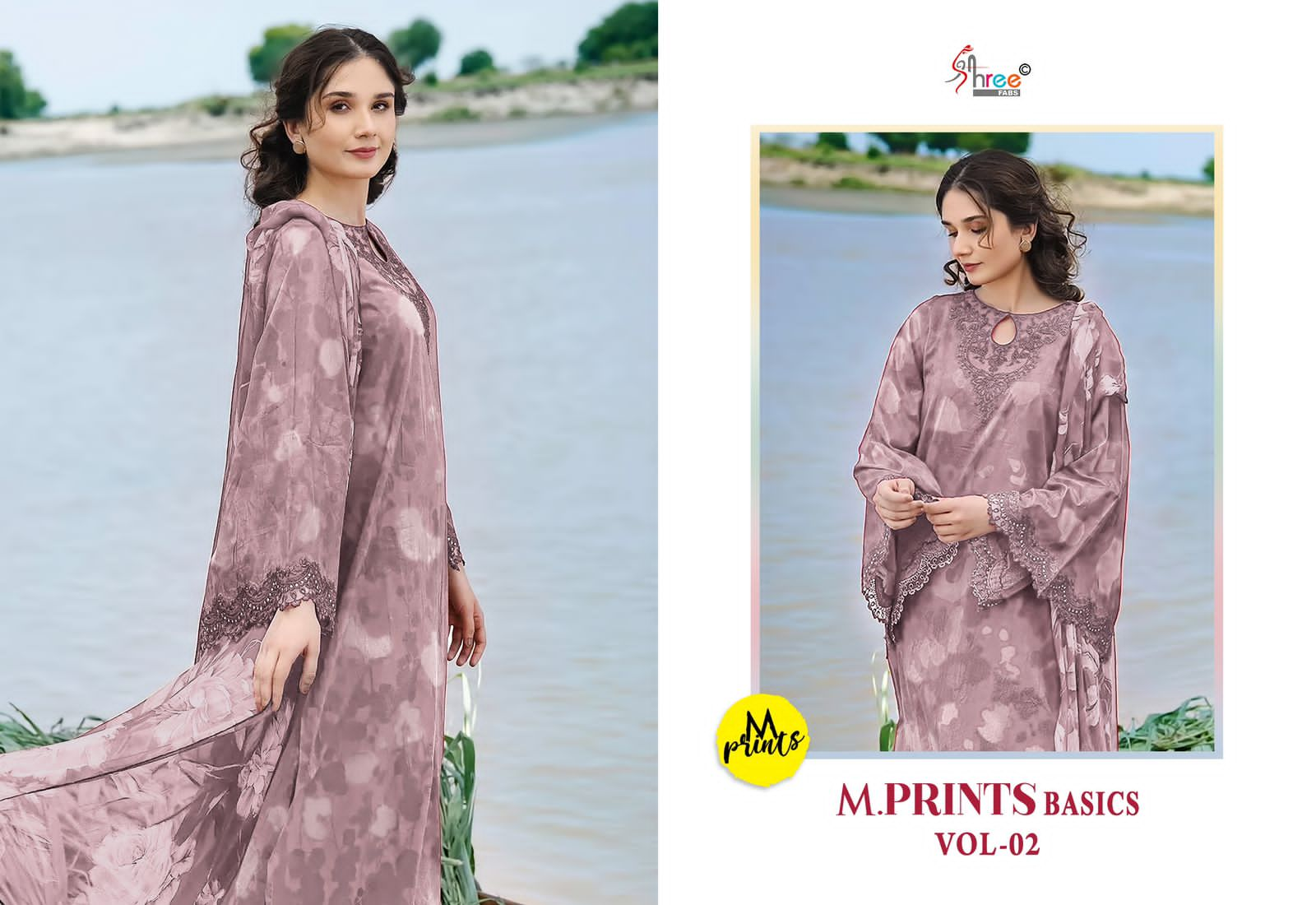 SHREE FABS M PRINTS BASICS VOL 2 PAKISTANI SUITS