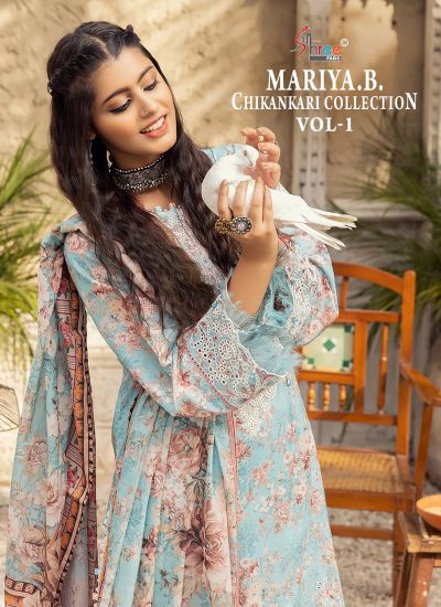 SHREE FABS MARIYA B VOL 1 CHIKANKARI COLLECTION