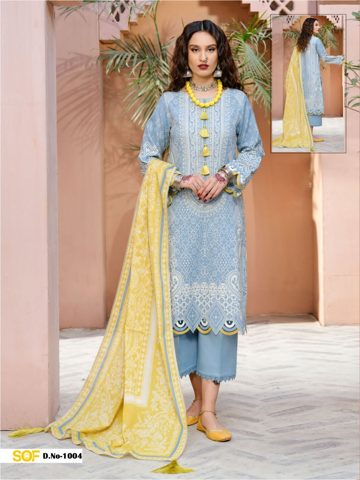 SHREE OM FAB ALIYA B NX VOL 1 COTTON KARACHI SUITS